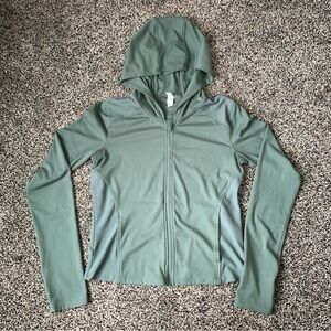 Athleisure Lux Full Zip Hoodie Women’s Size Medium Green